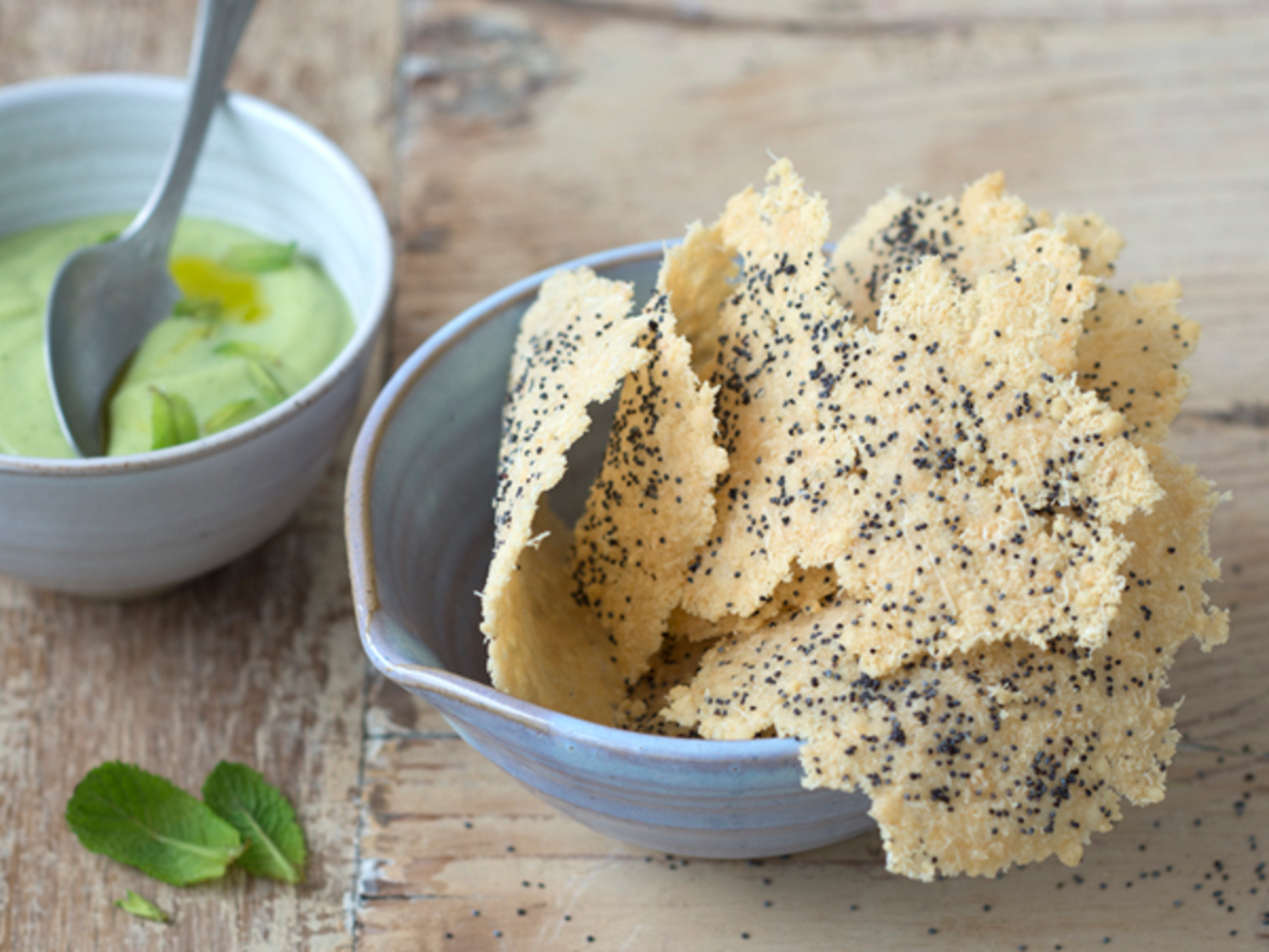 Tuiles au parmesan croustillantes