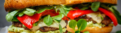 Burger à l'avocat et au fromage