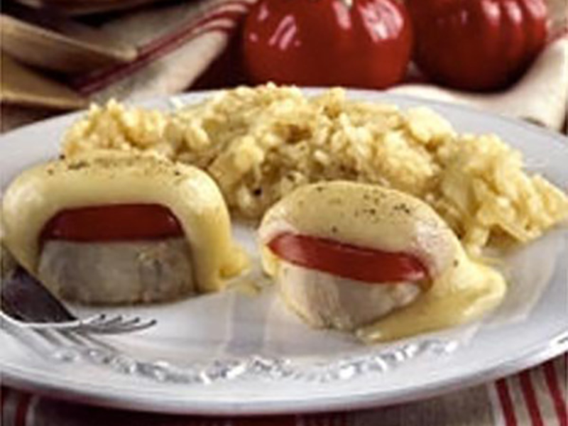 Médaillons de filet mignon et risotto au fromage