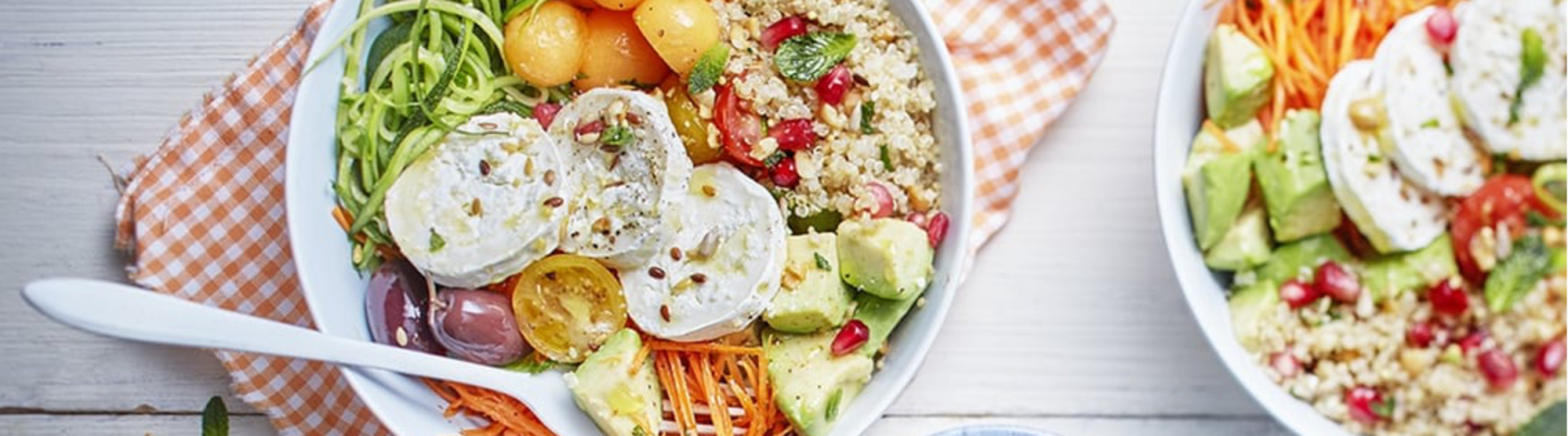 Buddha bowl au fromage de chèvre