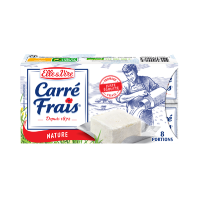 CARRÉ FRAIS NATURE 15%MG 8 PORTIONS 200G