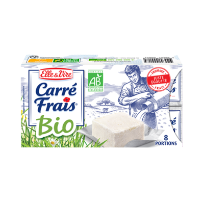 CARRÉ FRAIS BIO NATURE 8 PORTIONS 200G