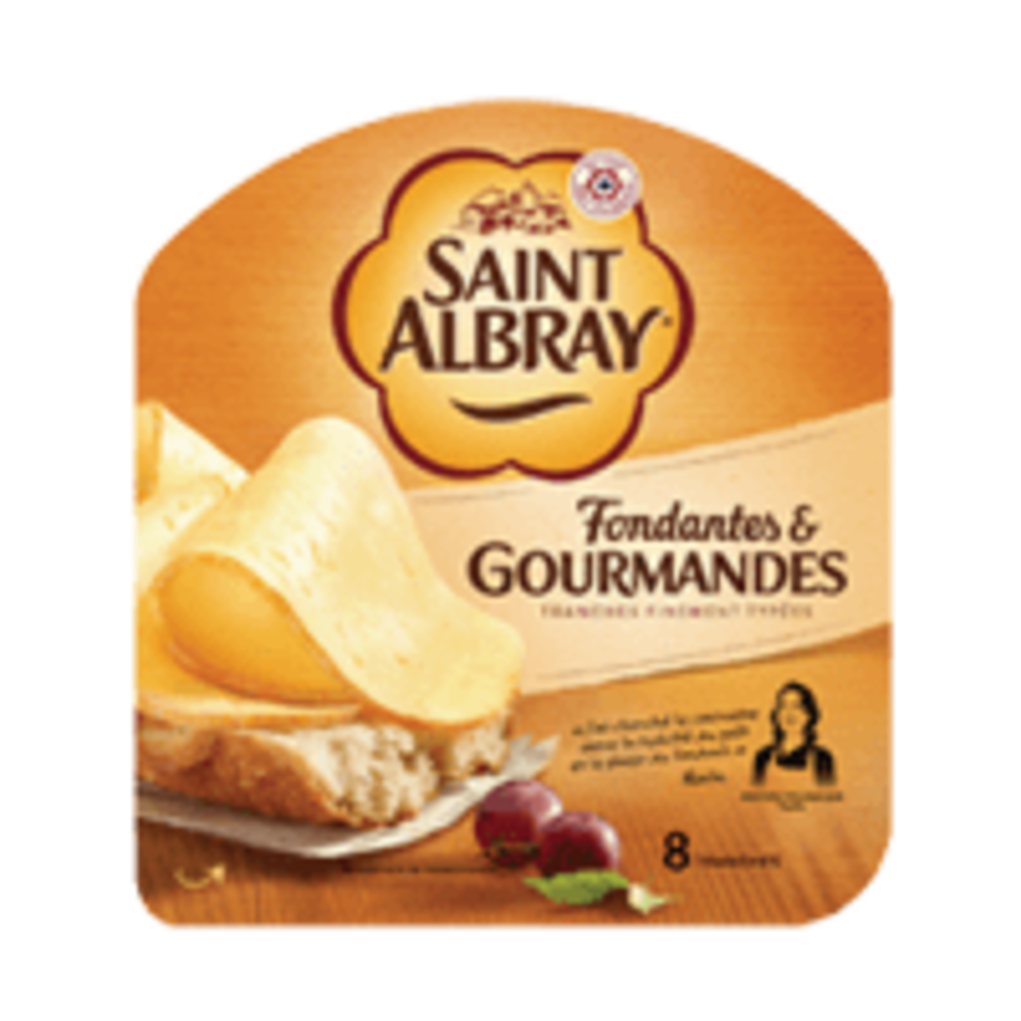 SAINT ALBRAY FONDANTES & GOURMANDES 8 TRANCHES 130G