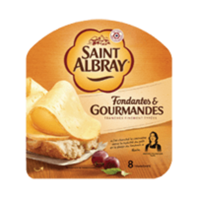 SAINT ALBRAY FONDANTES & GOURMANDES 8 TRANCHES 130G