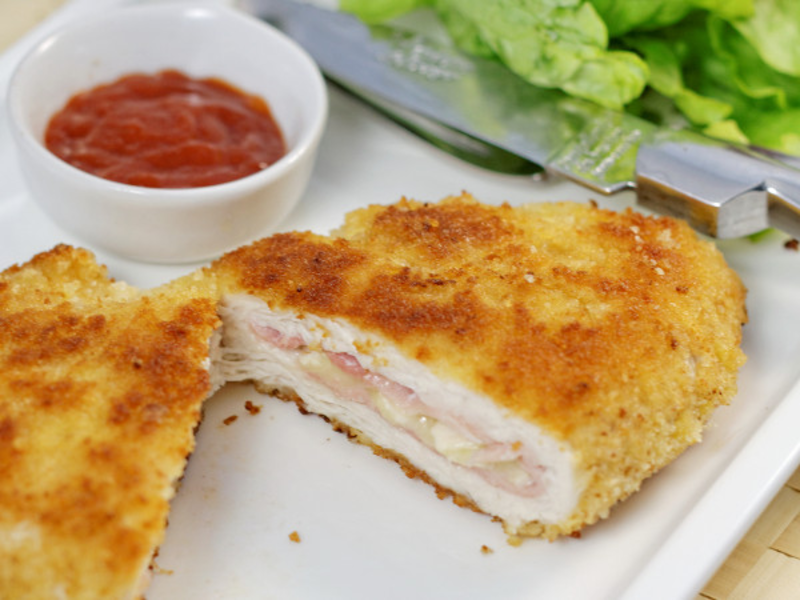 Cordon-bleu au camembert