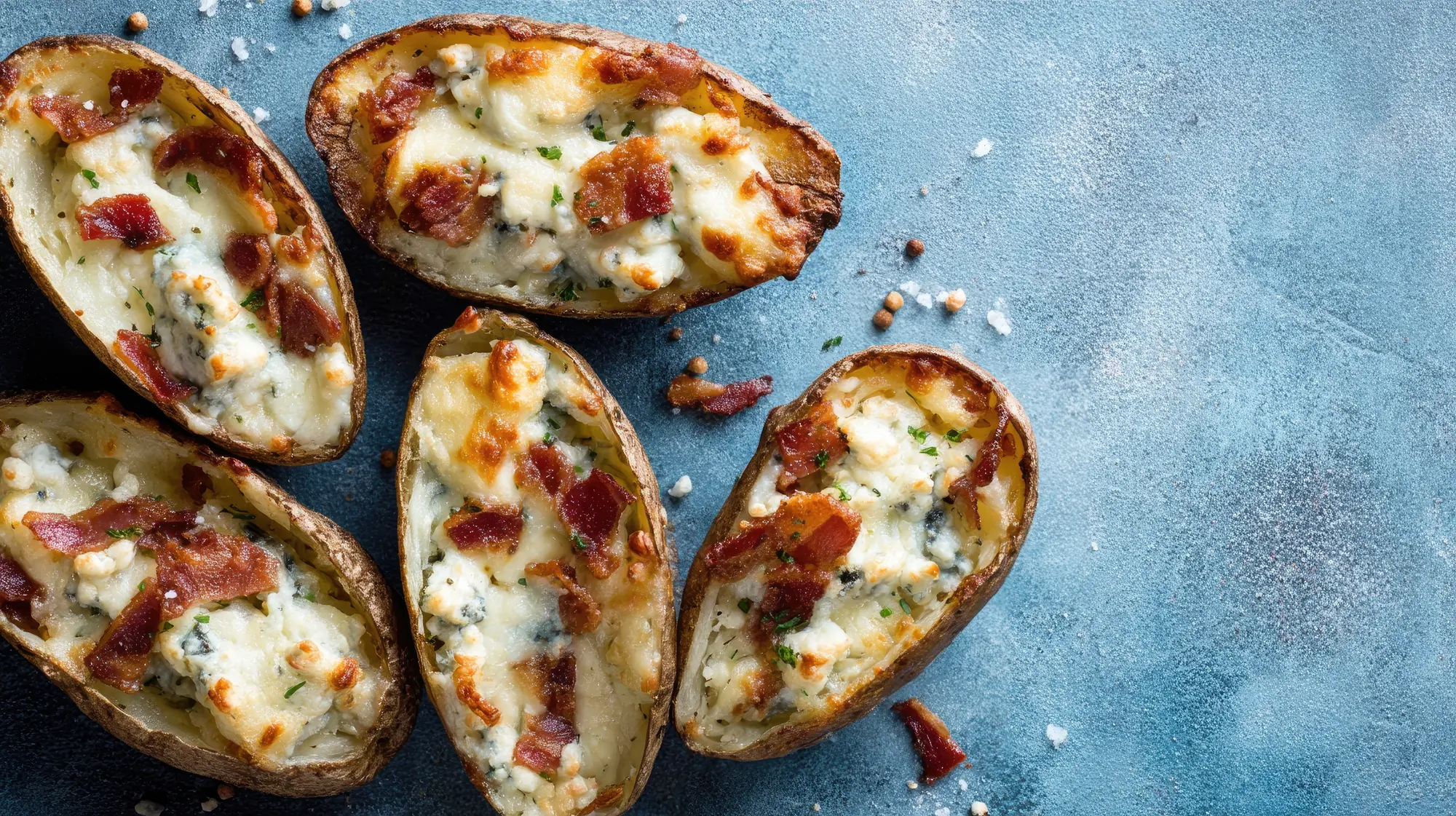 Pommes de terre farcies au bleu
