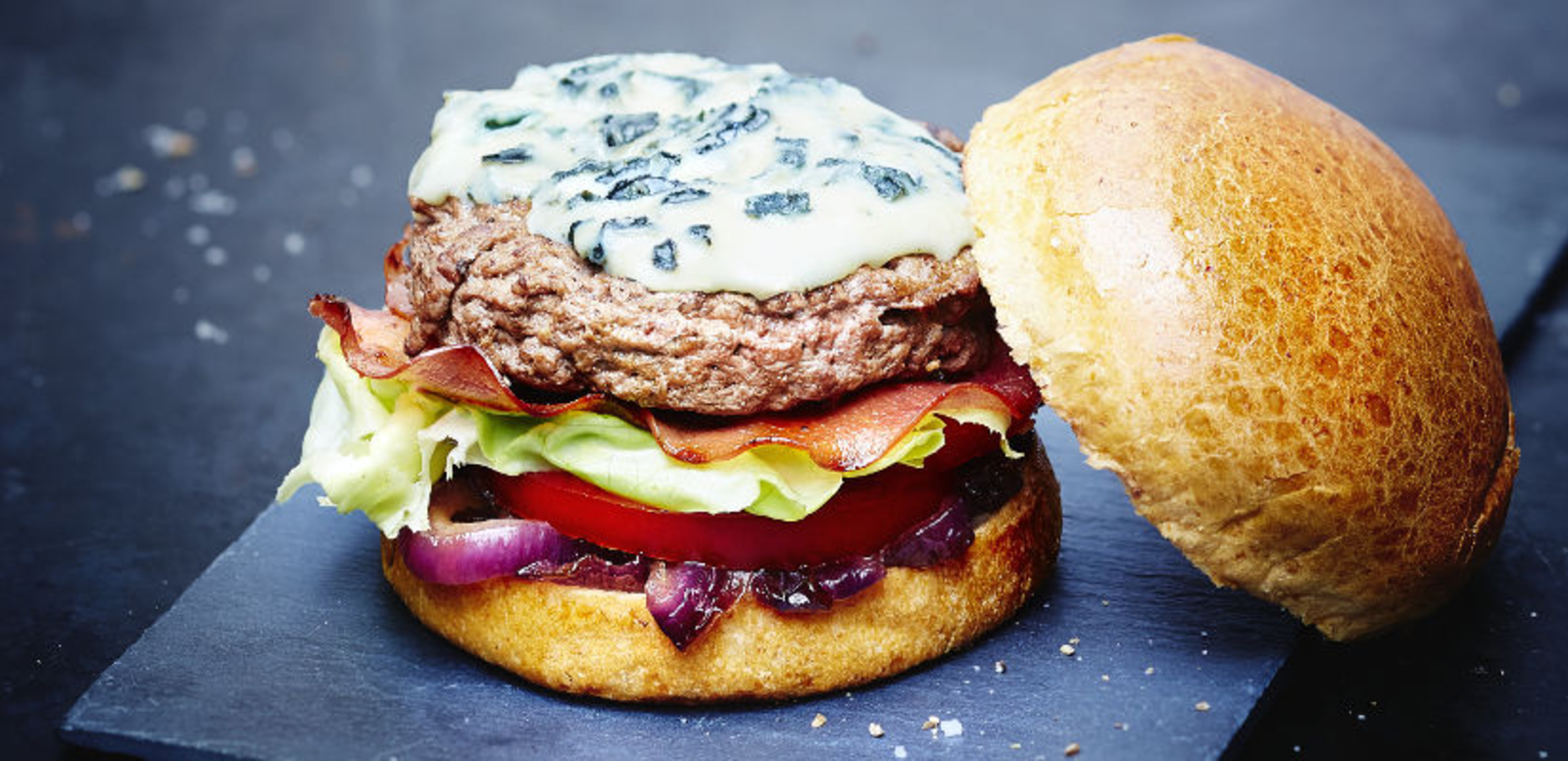 Quel fromage pour mon burger ? Du bleu !