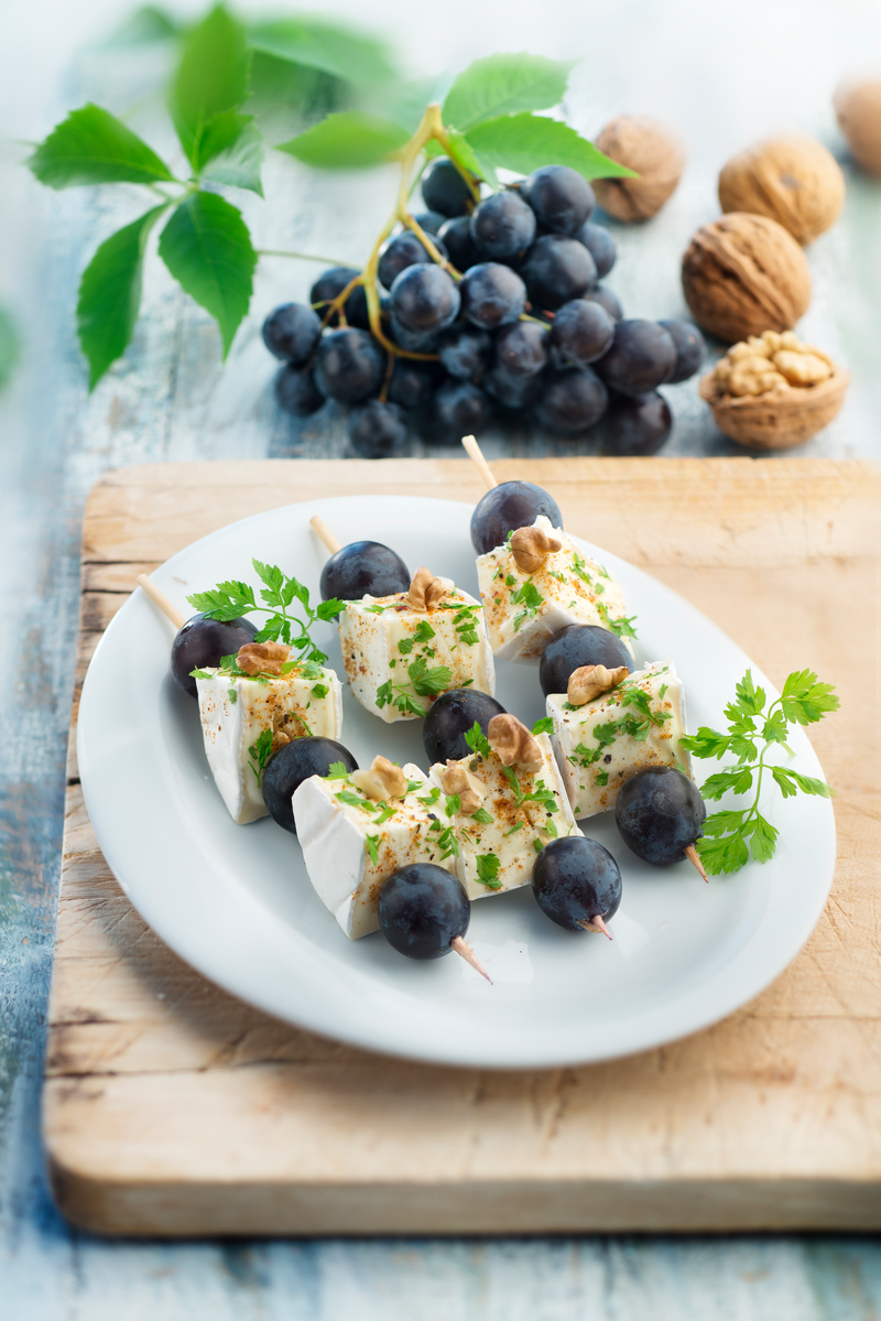 Que faire avec du raisin et du fromage ?