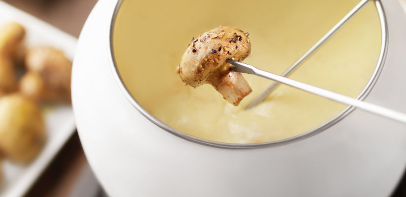 Fondue au fromage végétarienne