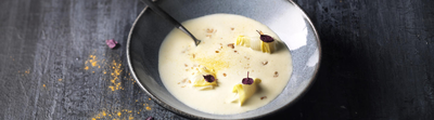 Velouté d'endives au fromage frais