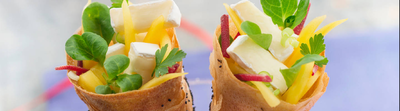Cornets des amoureux au fromage