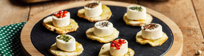 Toasts de panais rôtis et fromage aux saveurs provençales