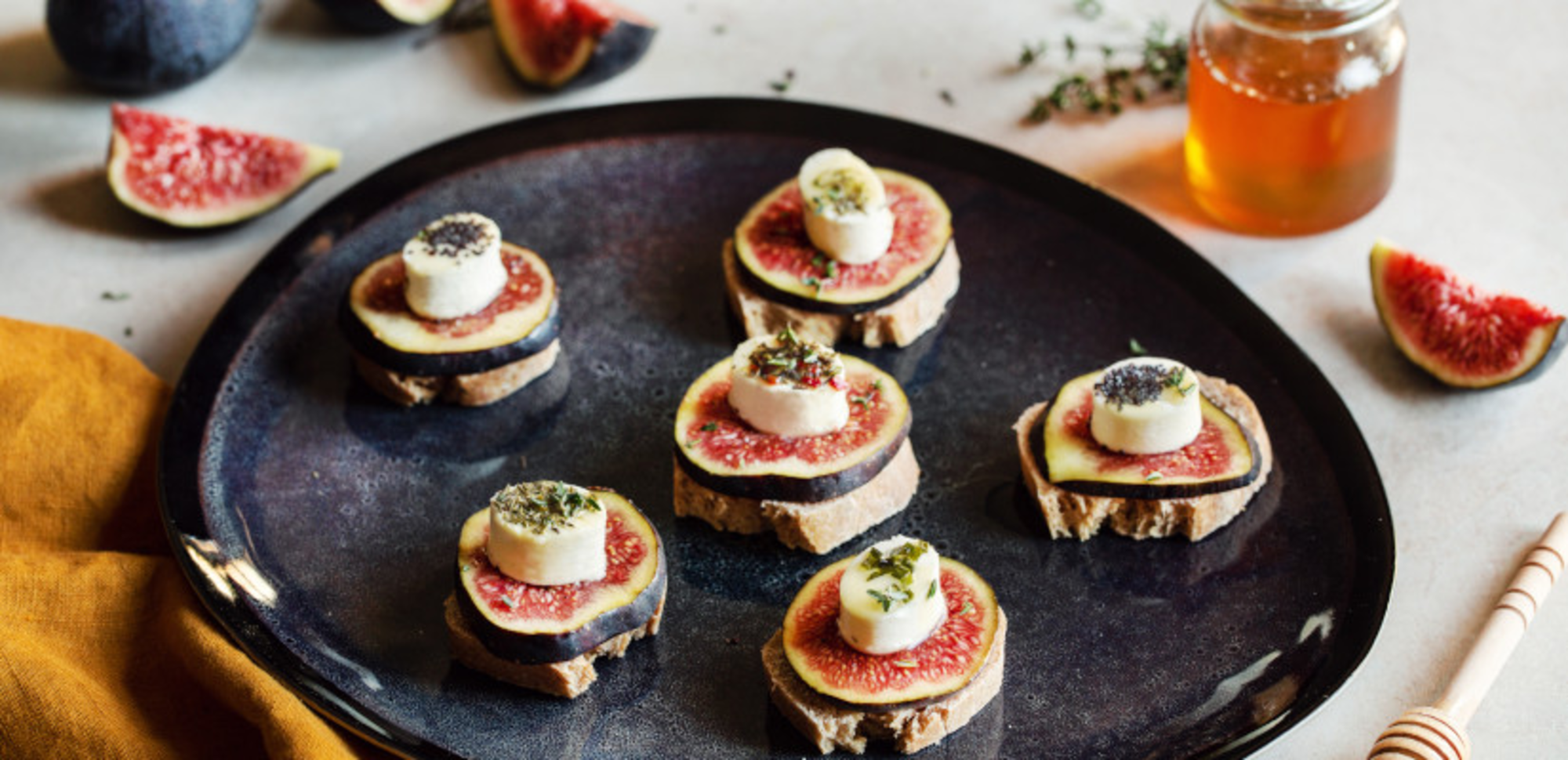 Bruschetta aux figues