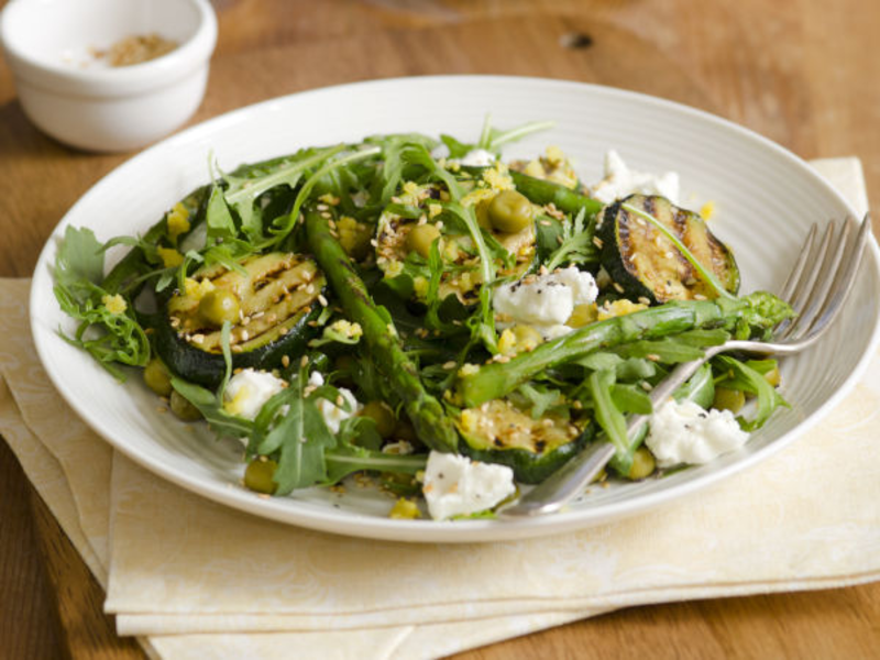 Salade printanière au fromage frais