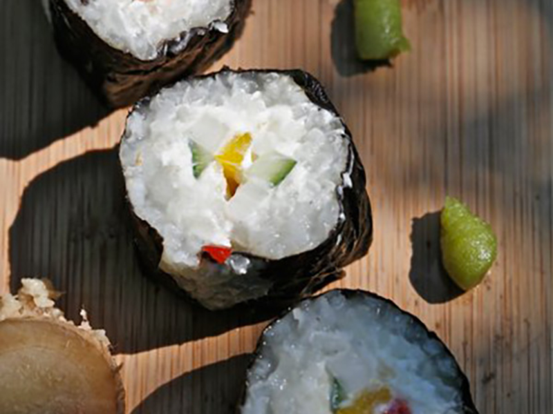 Makis au fromage frais (sans poisson cru)