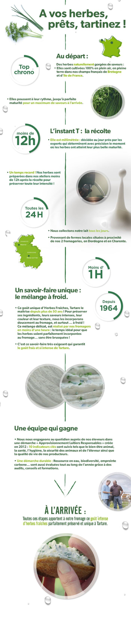 Tablette Infographie Tartare Course à la fraîcheur 2024