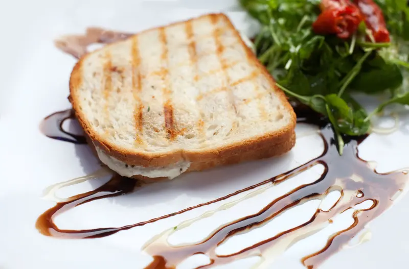 Croque-monsieur au chèvre frais
