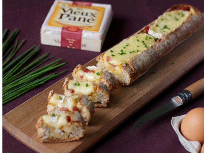 Baguette apéritive au fromage