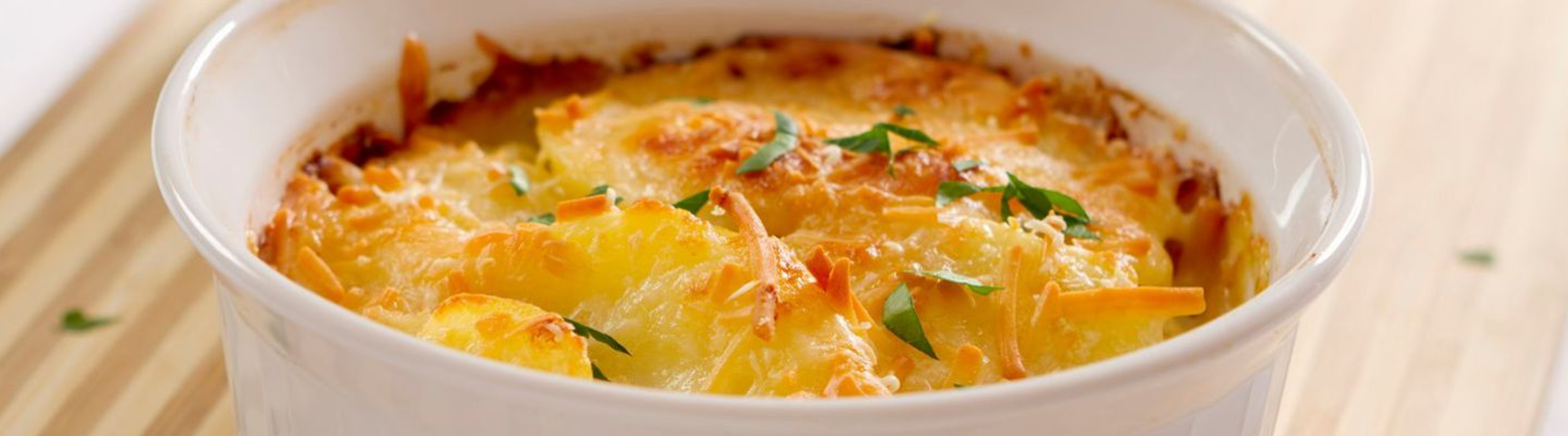 Gratin dauphinois cuit au micro-ondes