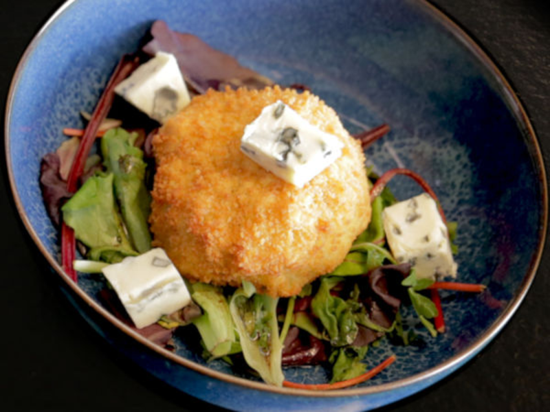 Cromesquis à la pomme de terre et au fromage bleu