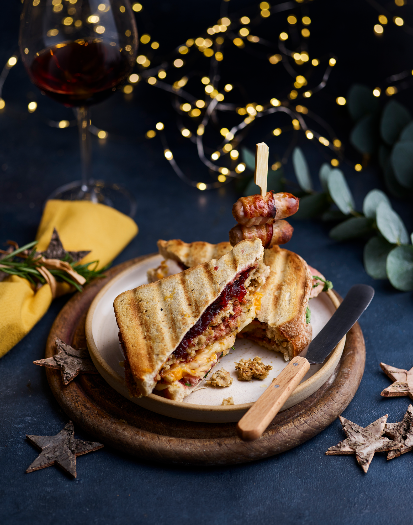 Croque-monsieur au cheddar