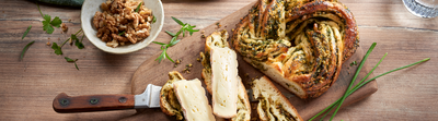 Babkas aux herbes et fromage