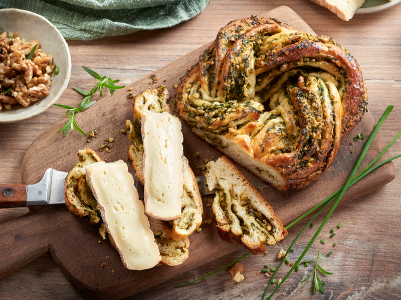 Babkas aux herbes et fromage