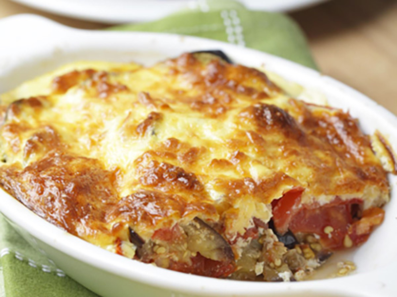 Gratin de courgettes au bleu