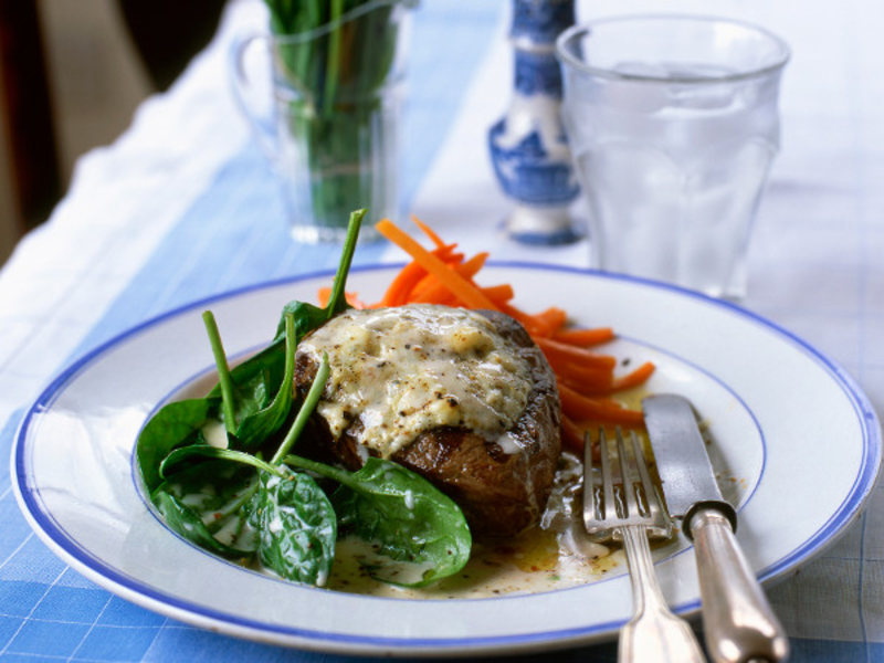 Viande au roquefort