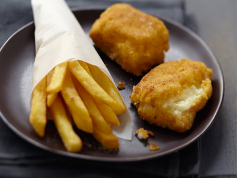 Croquettes de poisson au fromage frais