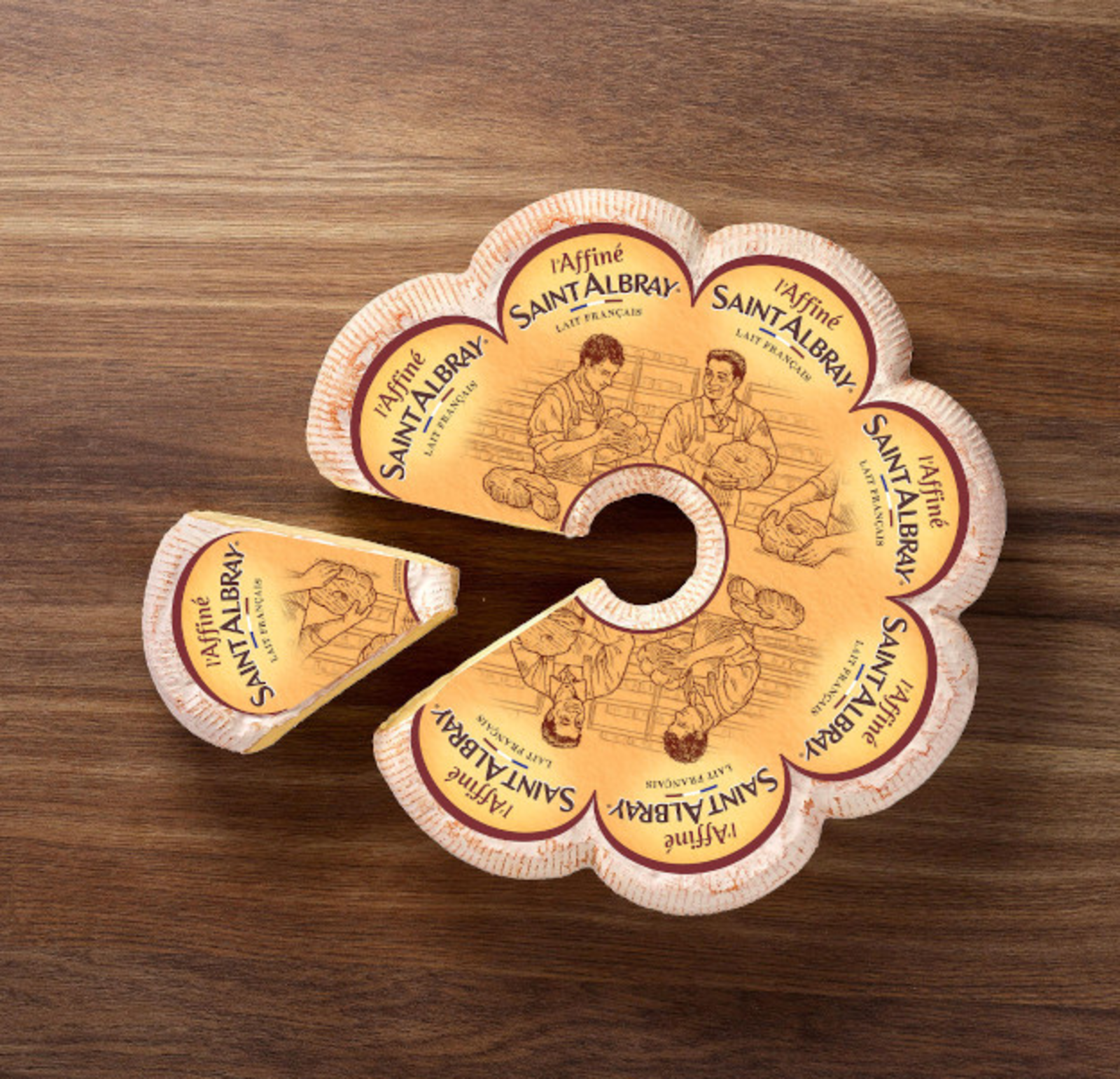 Saint Albray 200g avec pomme et pain (sticker 2023)