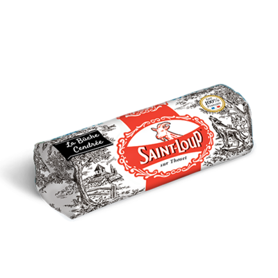 SAINT LOUP BUCHE AFFINEE DE CHEVRE CENDREE 180G