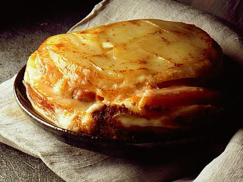Tartine gratinée au fromage et jambon