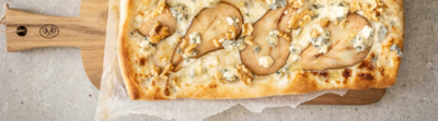 Tarte aux poires et roquefort