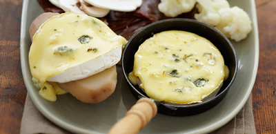 Raclette au bleu