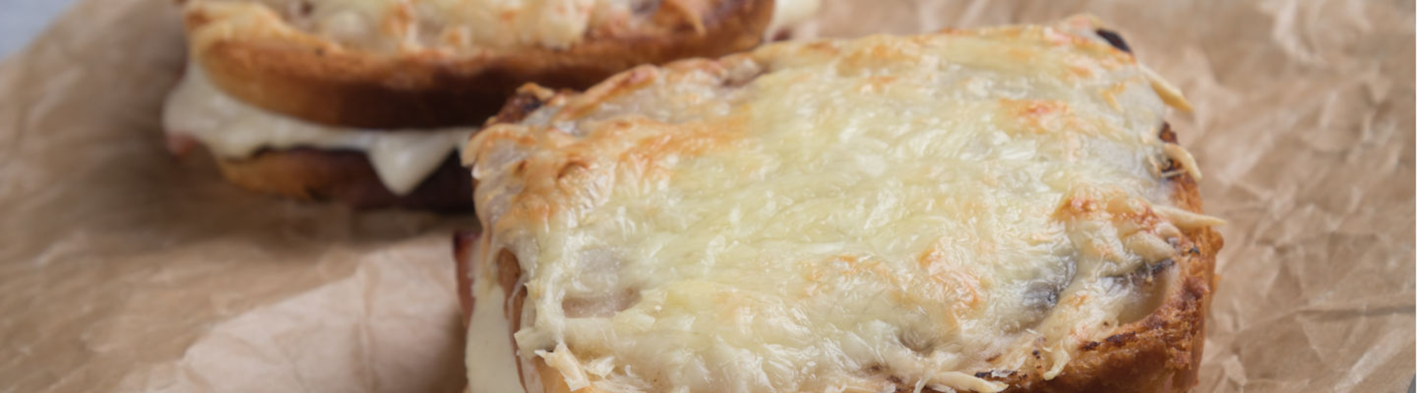 Croque-monsieur lardons et fromage