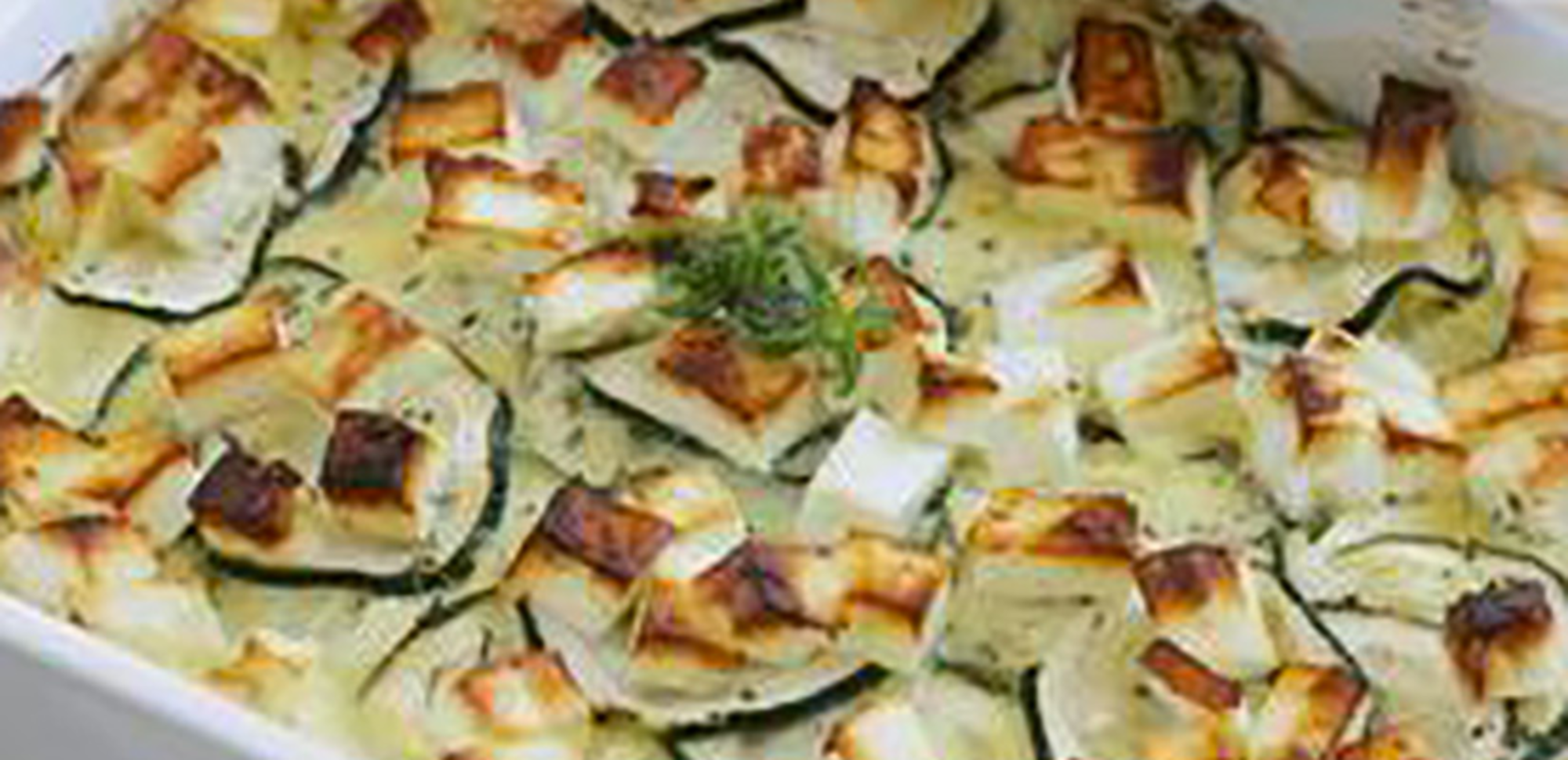 Gratin de courgettes au parmesan