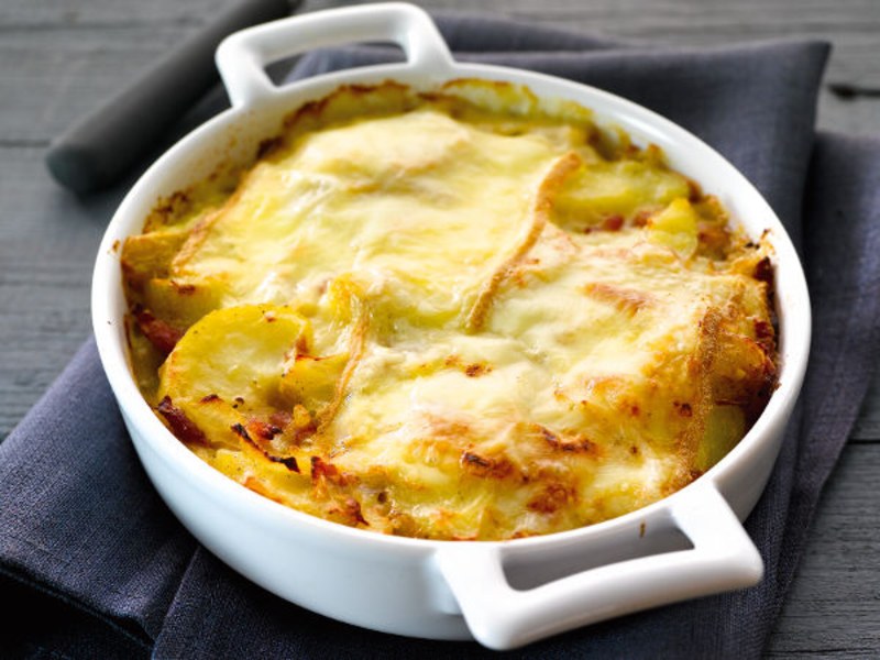 Tartiflette rapide au fromage à raclette