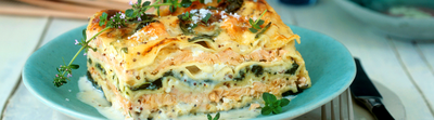 Lasagnes au saumon et fromage, un délice terre-mer