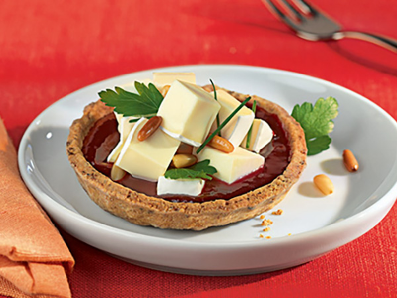 Tartelettes aux cerises et au fromage frais