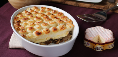 Parmentier de poulet au fromage