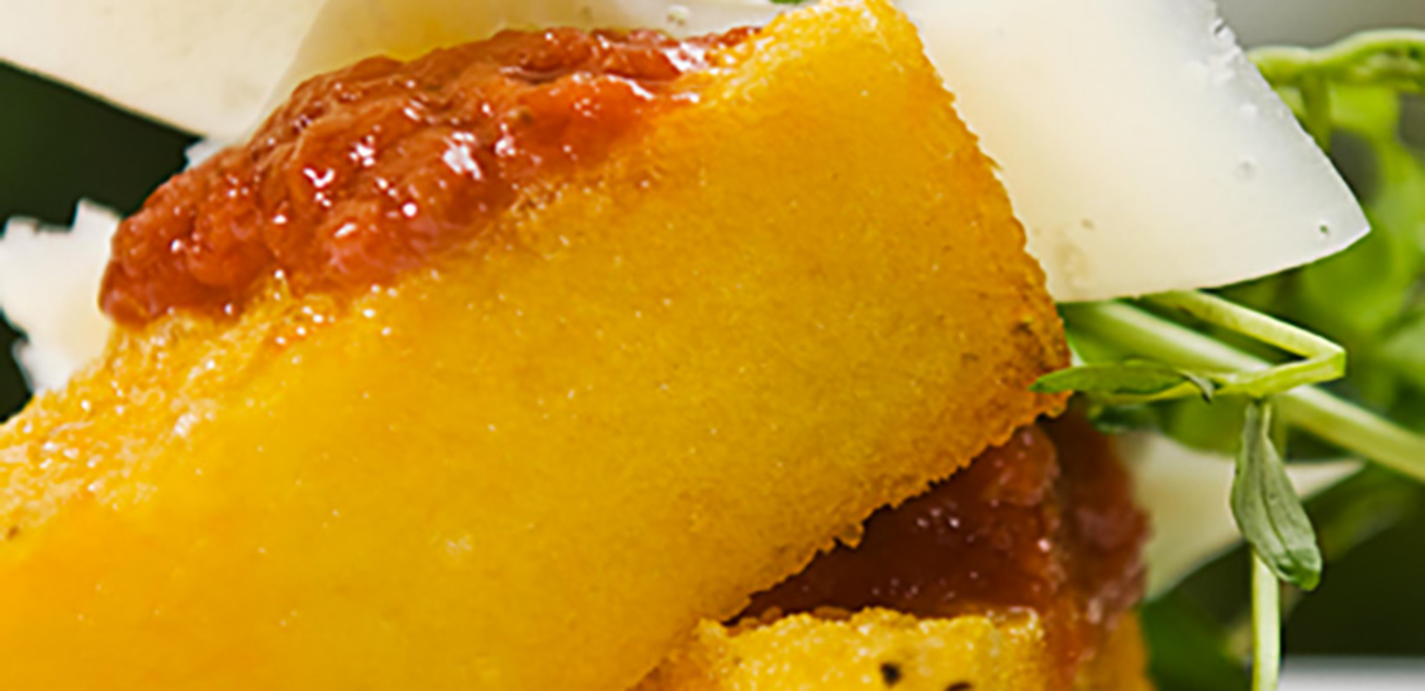 Polenta au fromage de brebis 