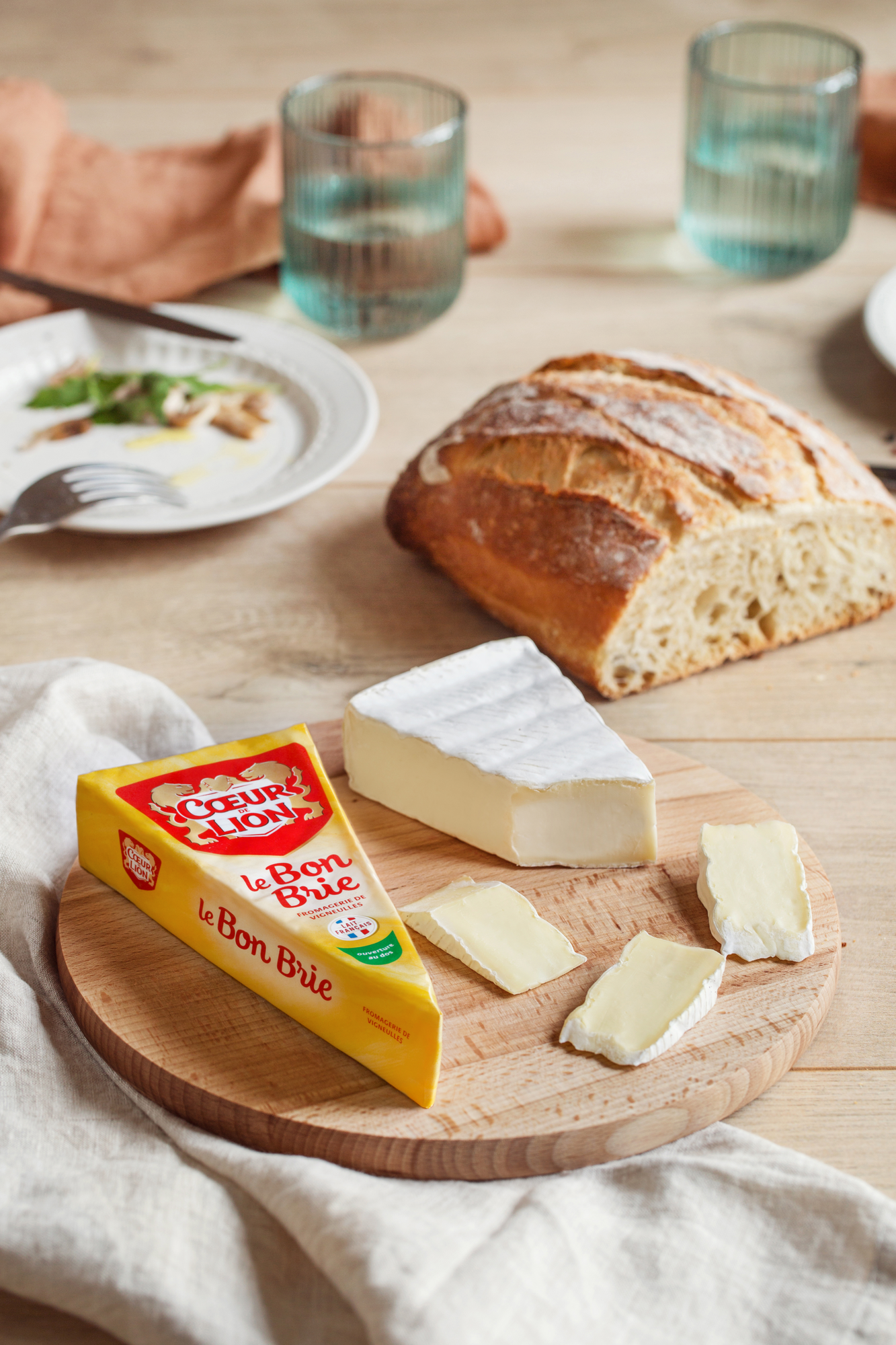 Cœur de Lion Le Bon Brie 200g - photo ambiance (Nouveau décor)