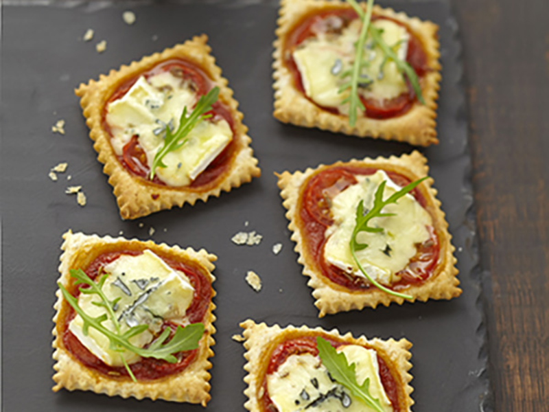 Feuilletés apéritifs au fromage bleu