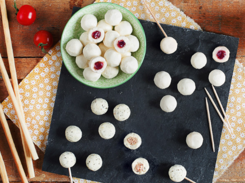 Ludiques, les p'tits pics apéro au fromage frais !