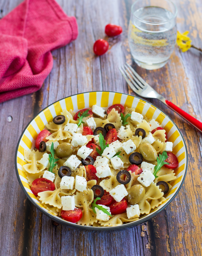 Salade de farfalle à la feta