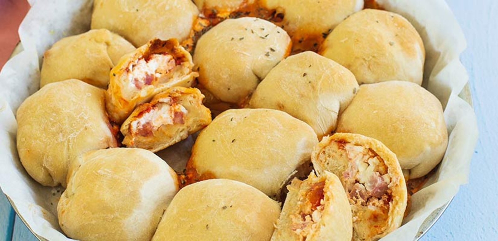 Pizza buns au chèvre