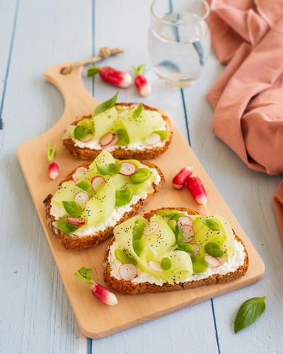 Bruschetta au fromage de chèvre