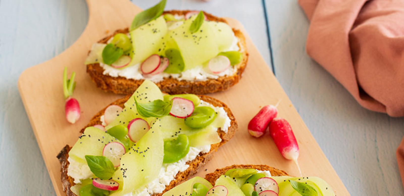 Bruschetta au chèvre