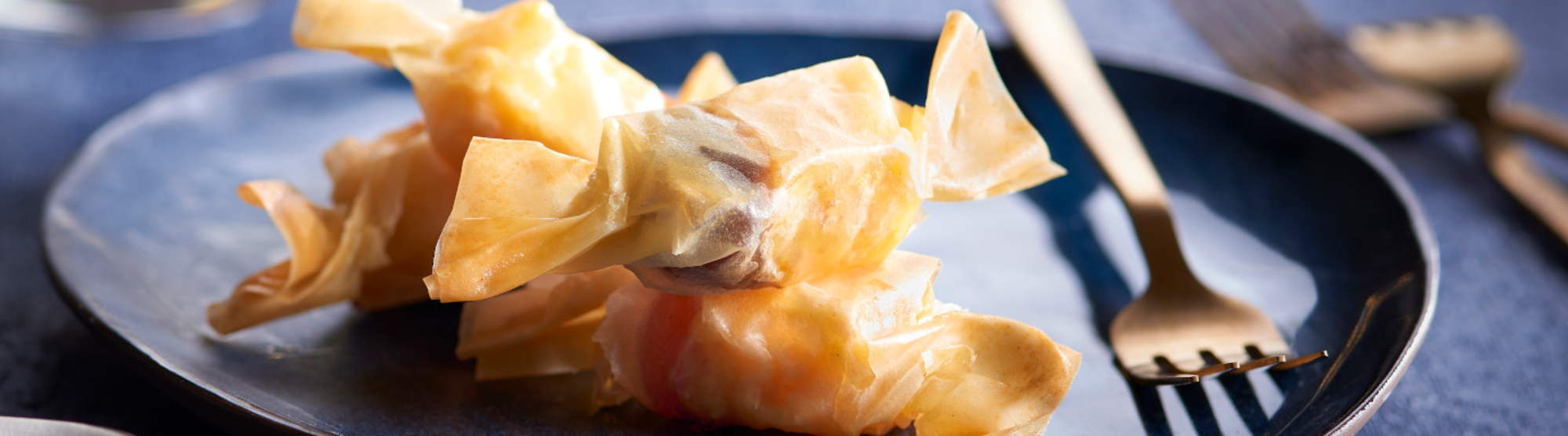 Papillotes de Gouda Vieux et fruits secs